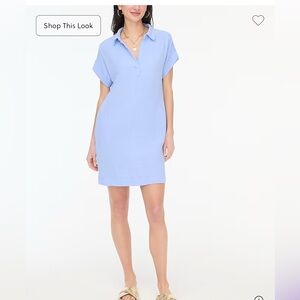 NWT J. Crew Short-Sleeve Gauze Popover Dress size XL